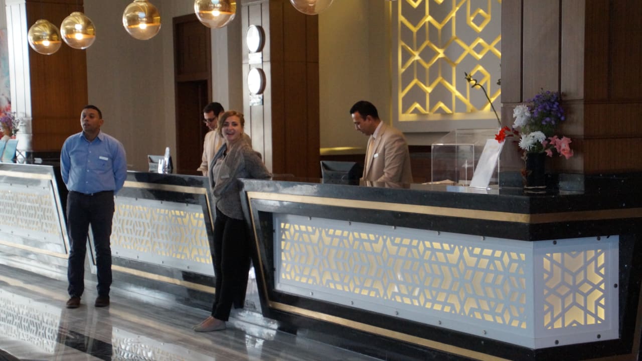 Christina und der Manager waren immer präsent Pickalbatros Aqua Vista Resort - Hurghada