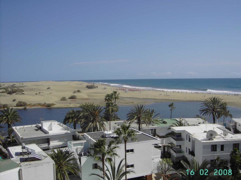 Blick aus dem 7. Stock des Hotels Seaside Hotel Palm Beach