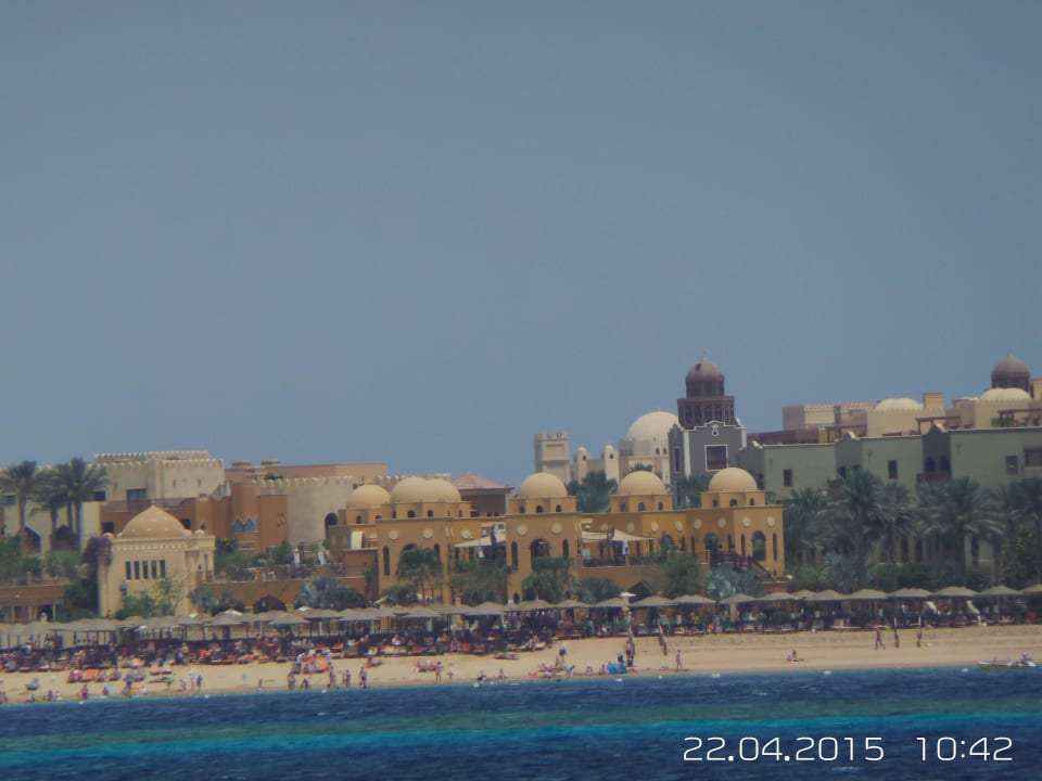 Вид на отель с моря Stella Garden Resort & Spa, Makadi Bay