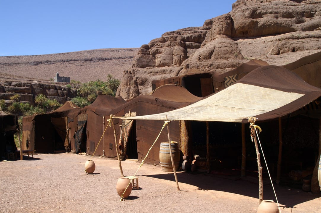 Blick auf das Camp Ouednoujoum Eco Lodge
