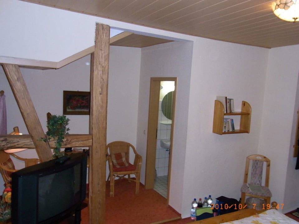 Doppelzimmer mit Balkon Pension Schweizer Hof