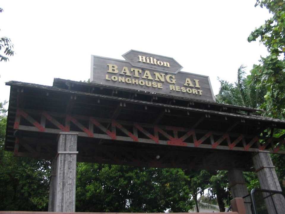 Eingang Aiman Batang Ai Resort & Retreat