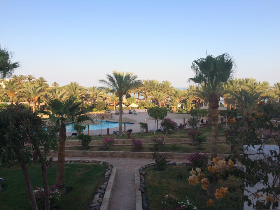 Unser Ausblick vom Balkon, wo ist unser Meerblick? Fort Arabesque Resort, Spa & Villas