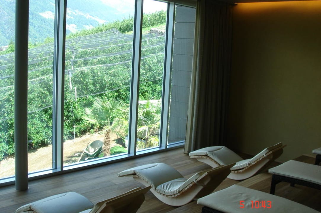 Der Ausblick aus dem neuen Ruheraum Hotel Hohenwart