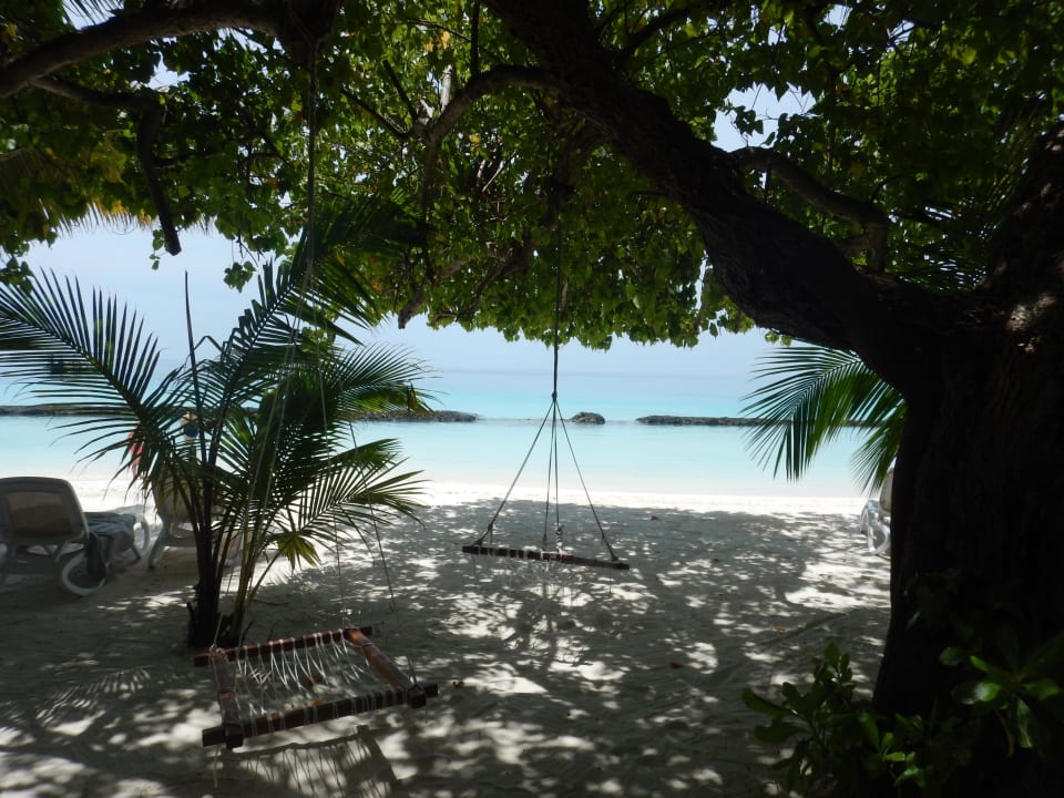 Blick aus der Garden-Villa #9 Kuramathi Maldives