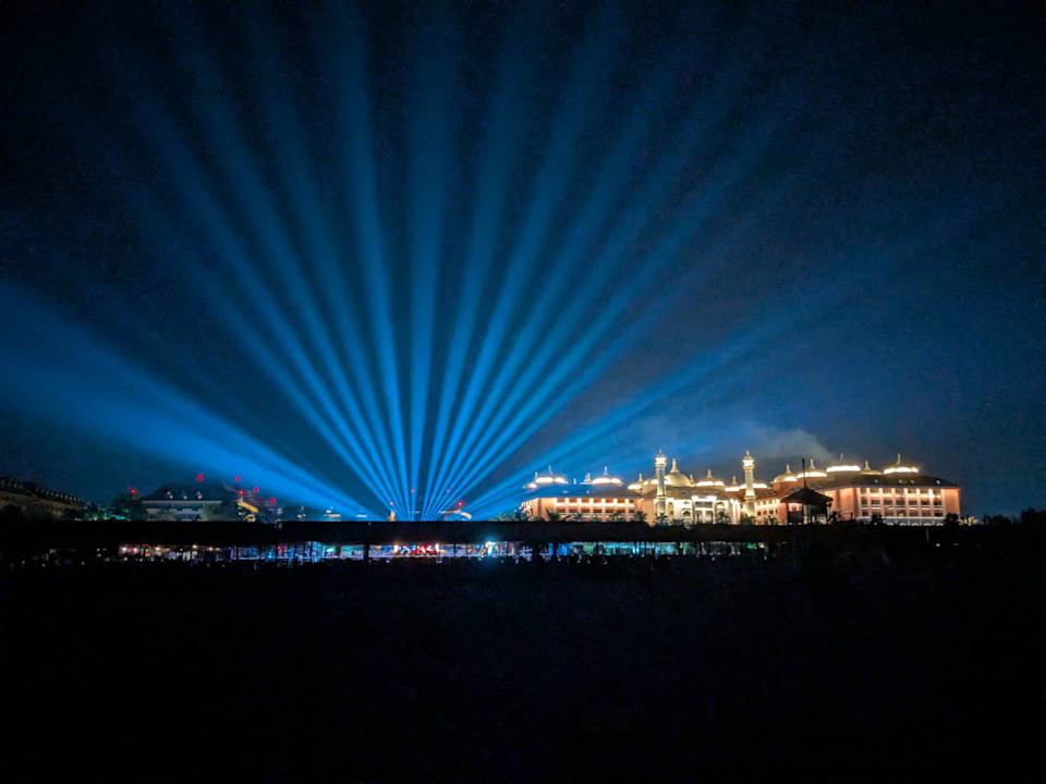 Ausblick Royal Taj Mahal Hotel