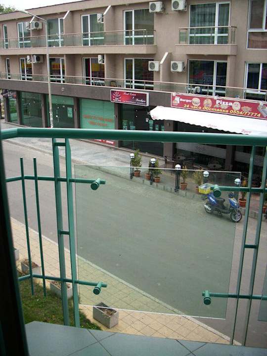 Der Ausblick vom Balkon Hotel Diamond