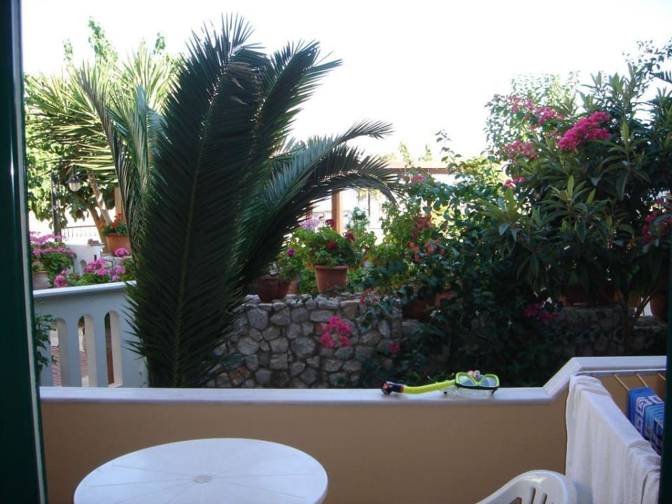 Blick vom Balkon Hotel Gramvoussa Bay