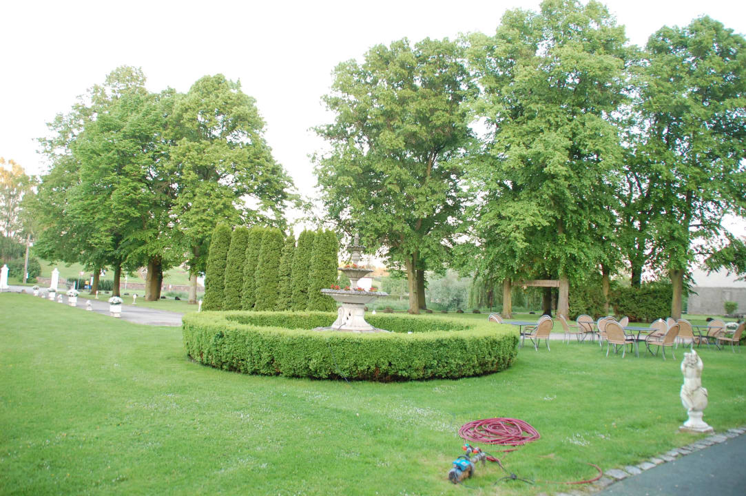 Gepflegte Gartenanlage Schloss Wulkow