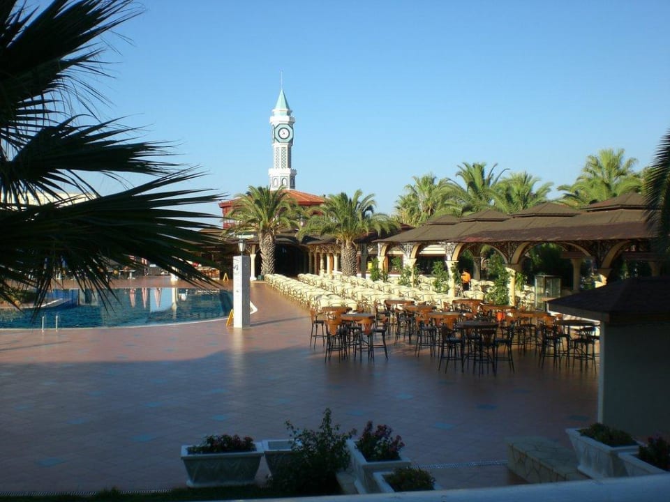 Blick vom Frühstückstisch Ali Bey Club