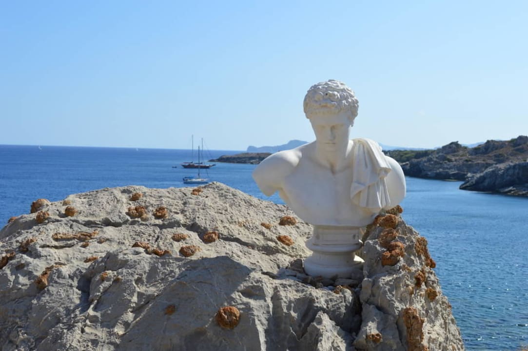 Weg zum Strand Hotel Kalithea Horizon Royal