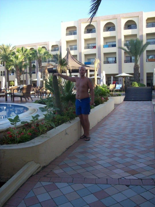 Blick auf die Zimmer Hotel Paradis Palace