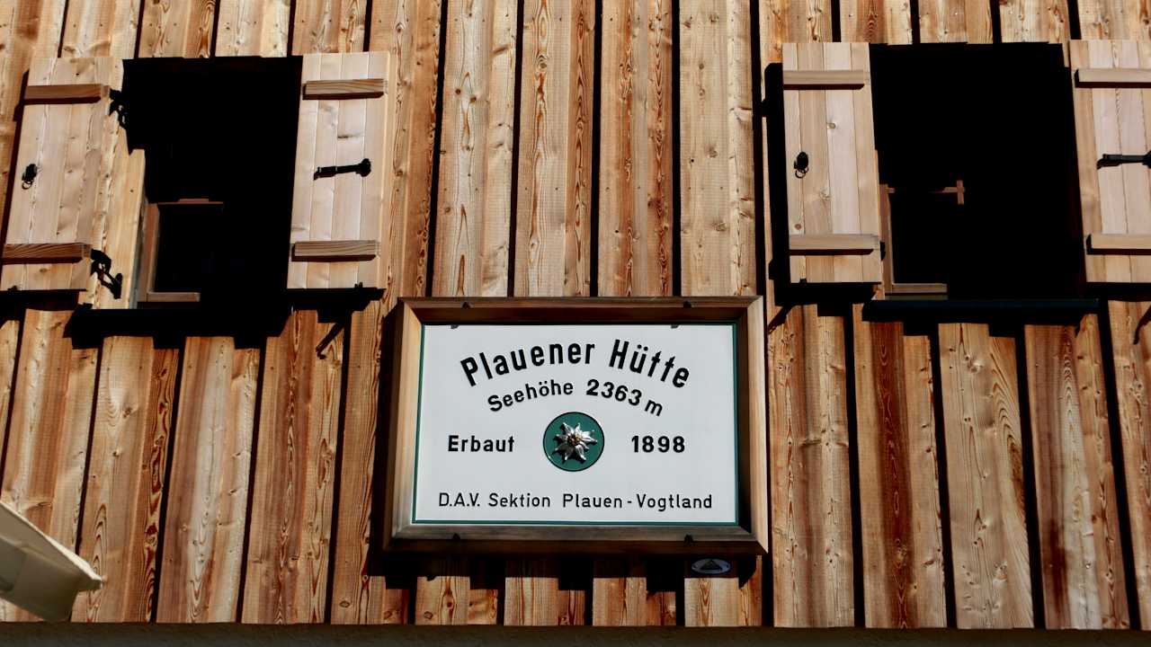 Außenansicht Plauener Hütte
