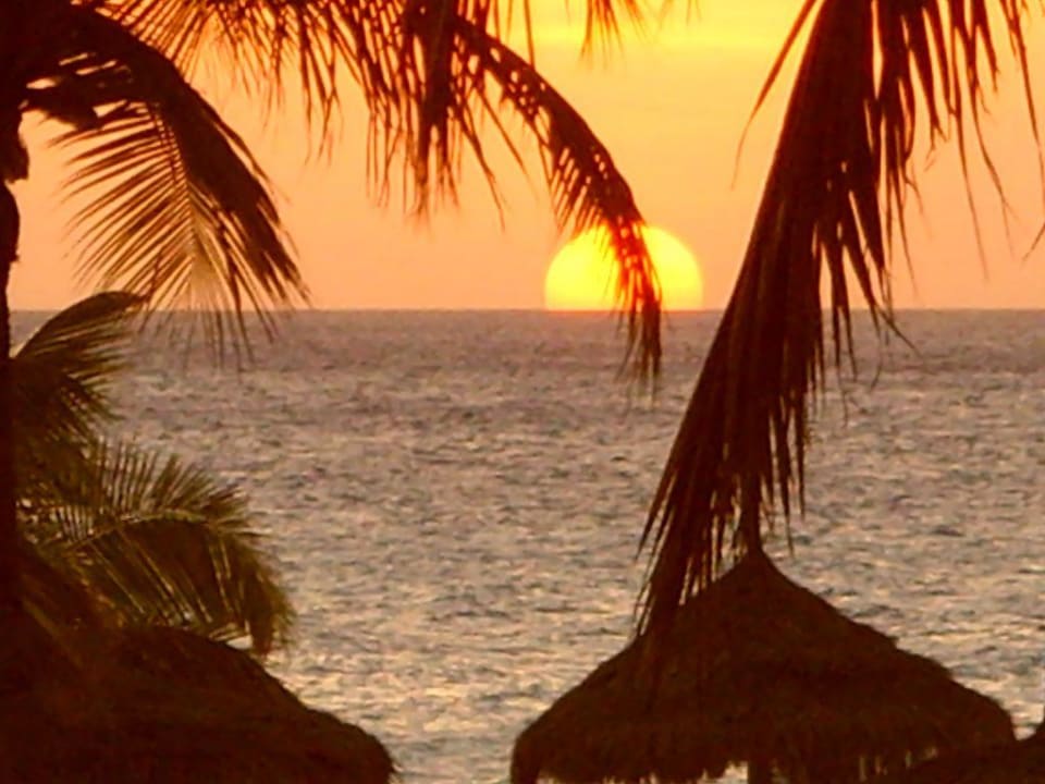 Sonnenuntergang Manchebo Beach Resort & Spa