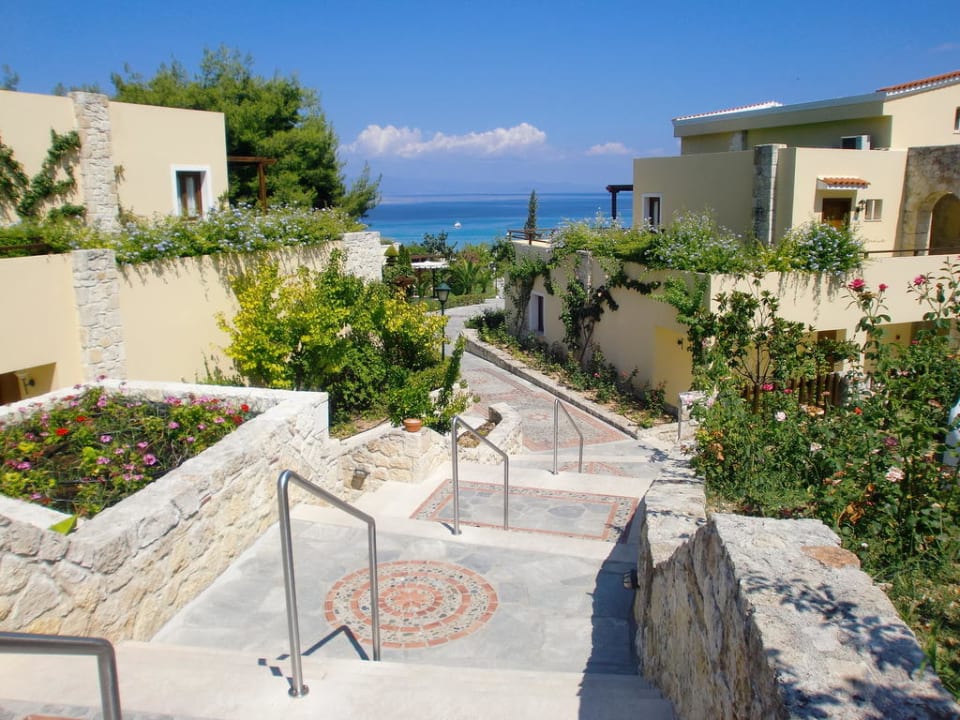 Gartenanlage, Gang zum Meer Aegean Melathron Thalasso Spa Hotel