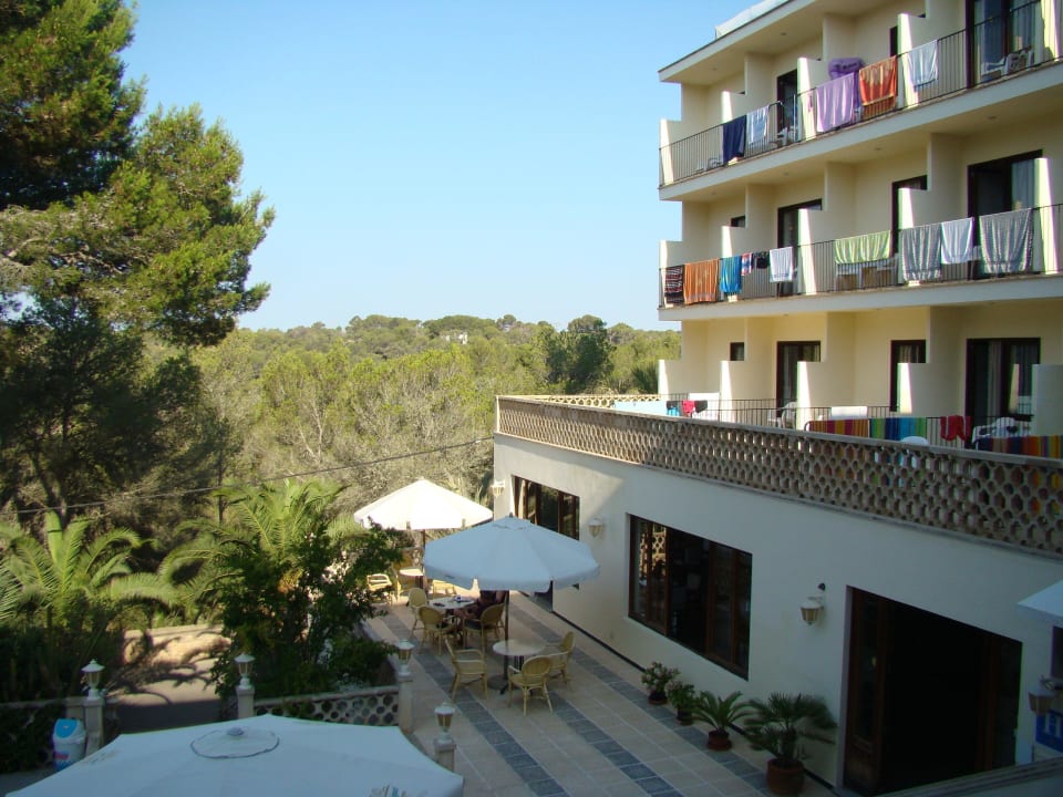 Blick vom Balkon Hotel Condemar