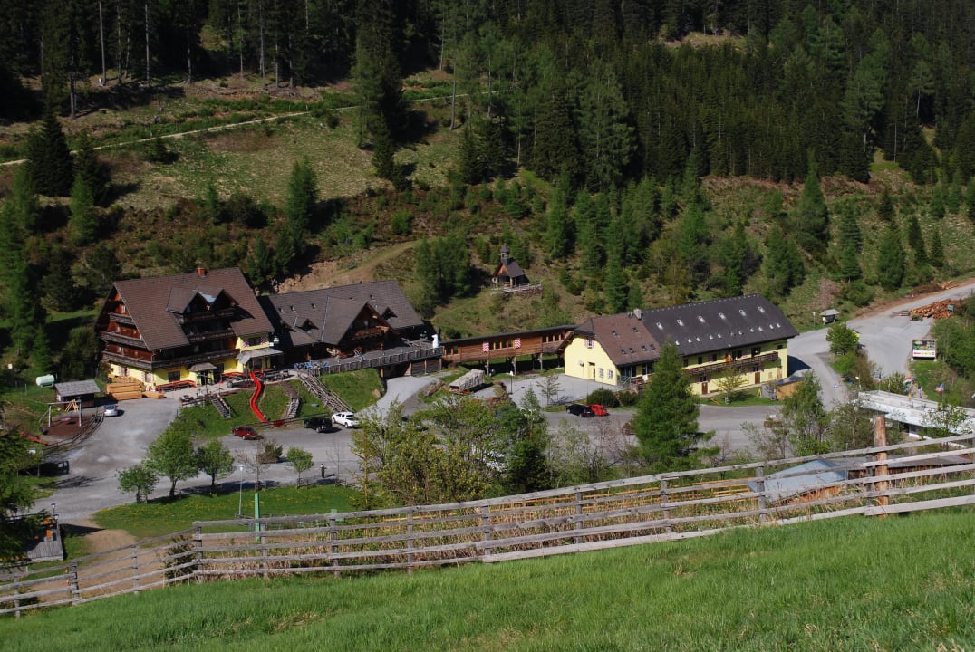 Moasterhaus, Blick vom Schihang aus Erlebnisgasthof Moasterhaus