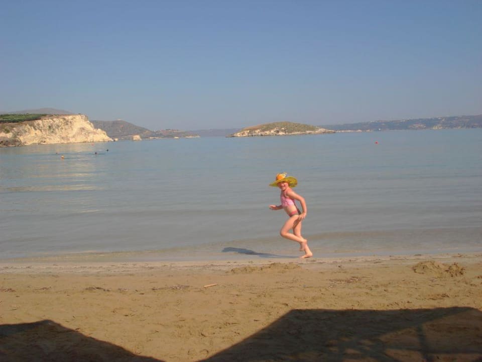 Der schönere Strand am Ende der Bucht Almyrida Beach Hotel