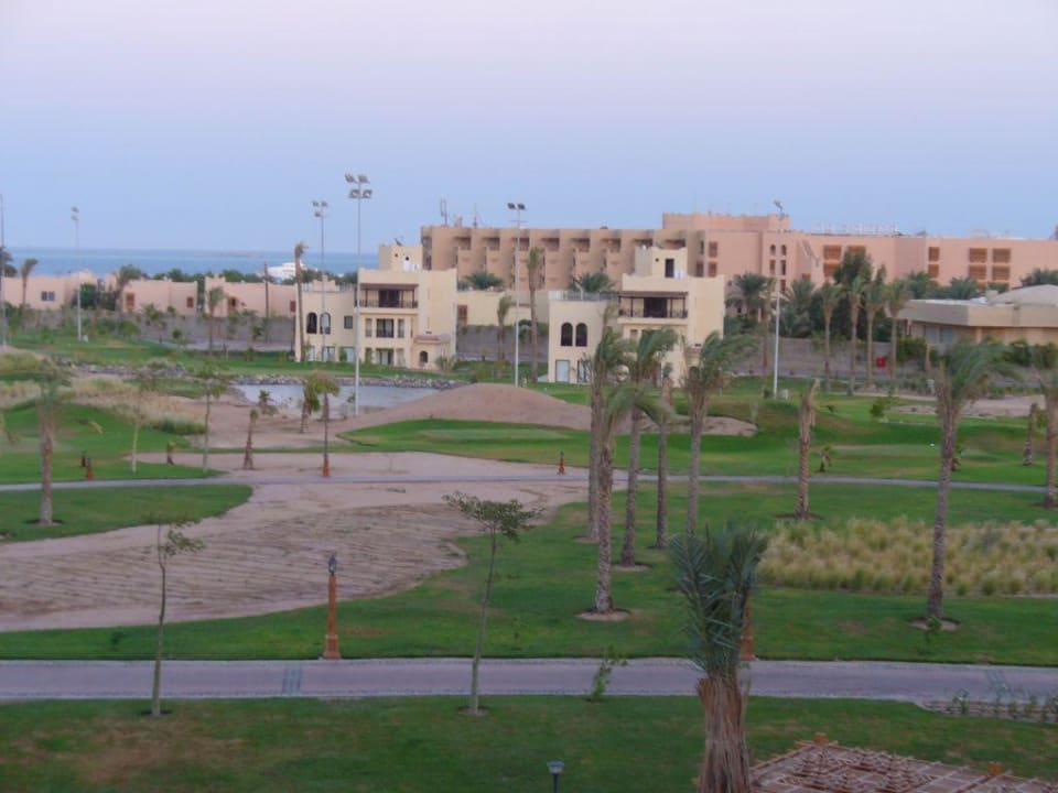 Blick vom Balkon Steigenberger ALDAU Beach Hotel