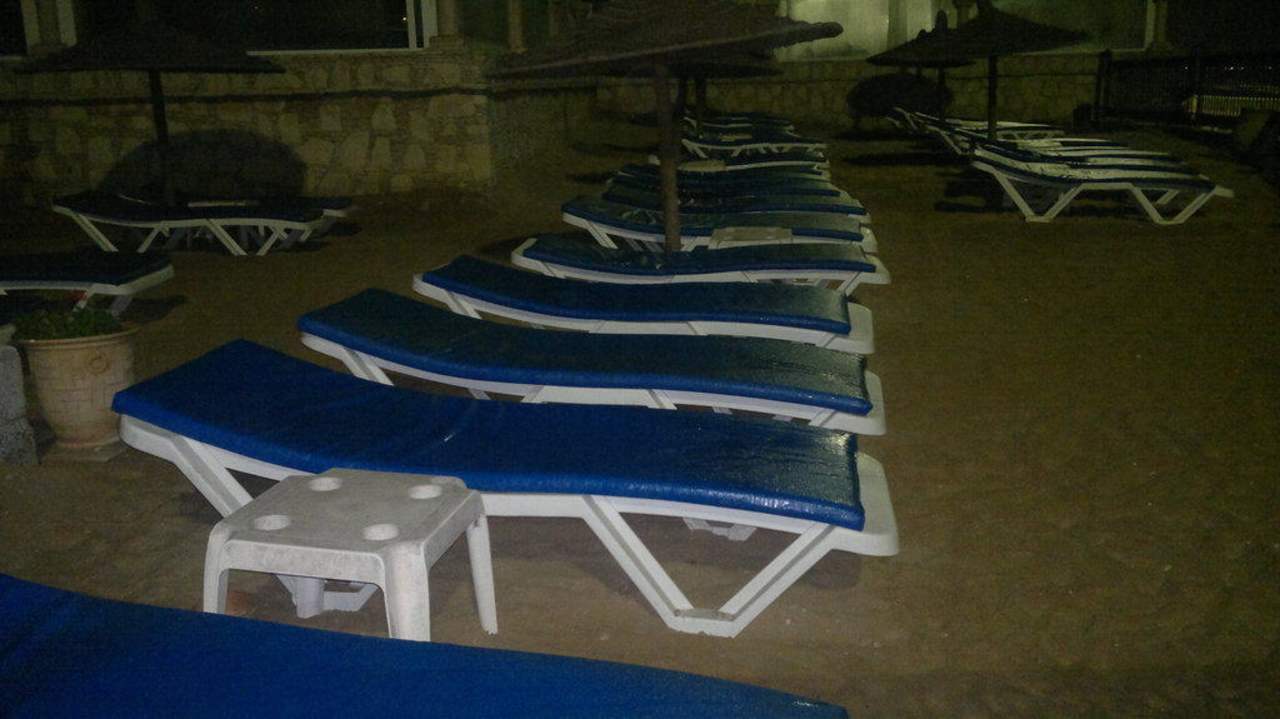 Prywatna hotelowa plaża Atlas Amadil Beach Hotel