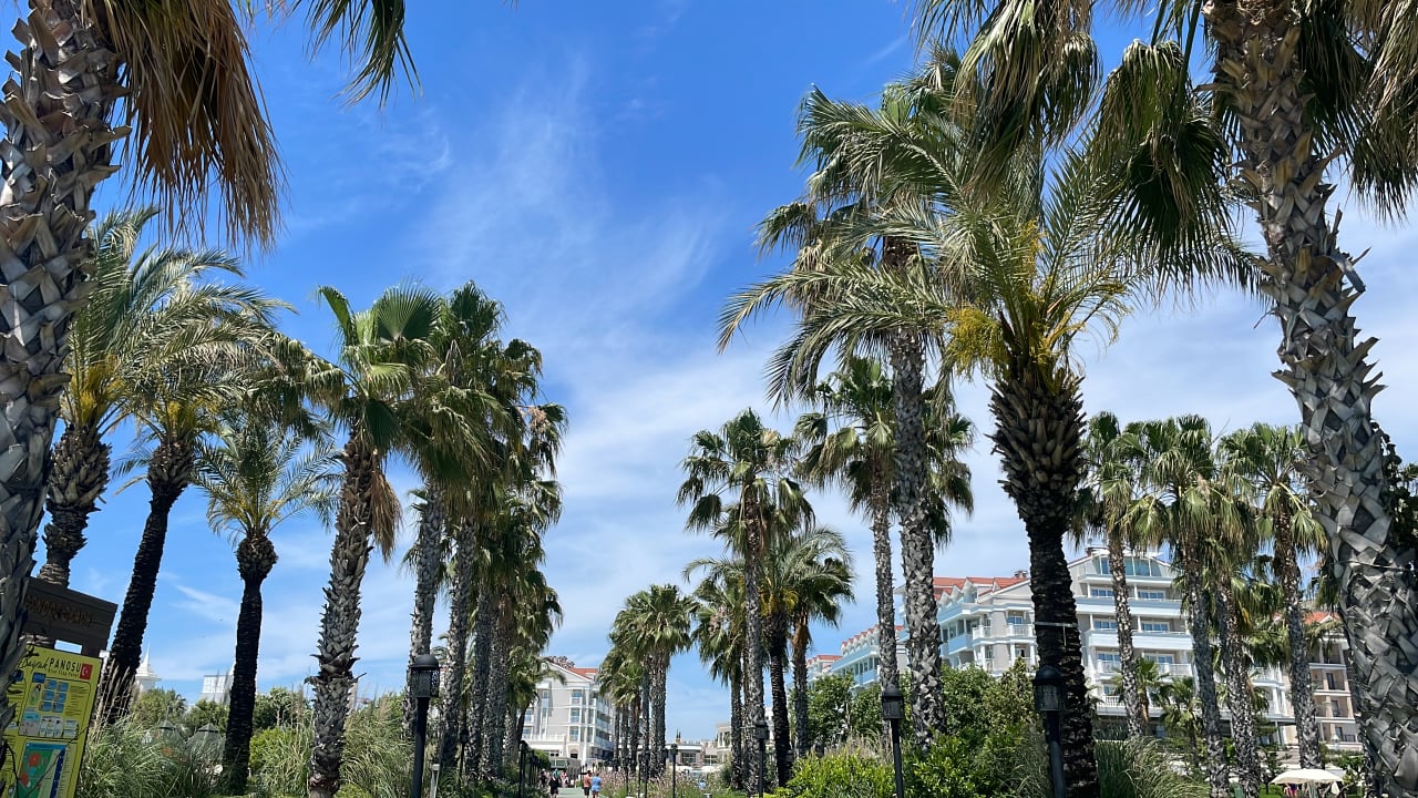 Gartenanlage Trendy Aspendos Beach Hotel