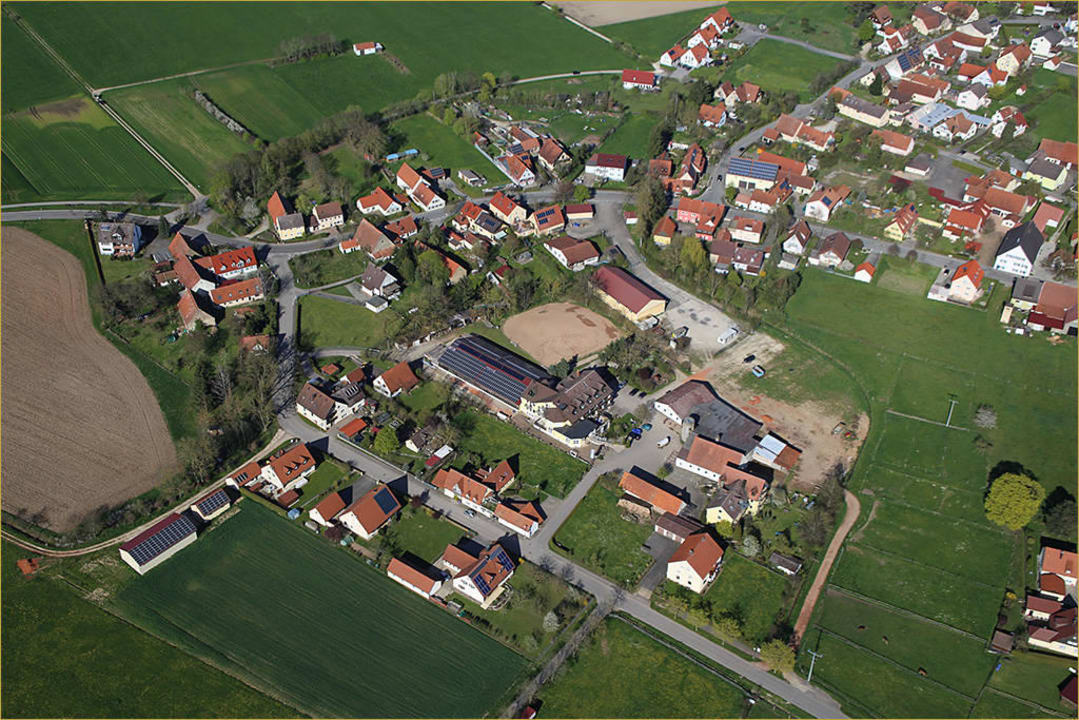 Luftaufnahme Altmühlsee Annäherung Reiterhof Hotel Reiterhof Altmühlsee