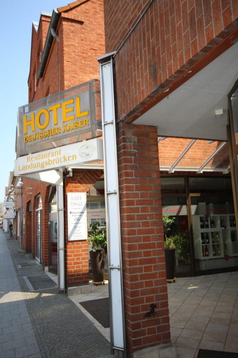 Ansicht der Rückseite Hotel Deutscher Kaiser
