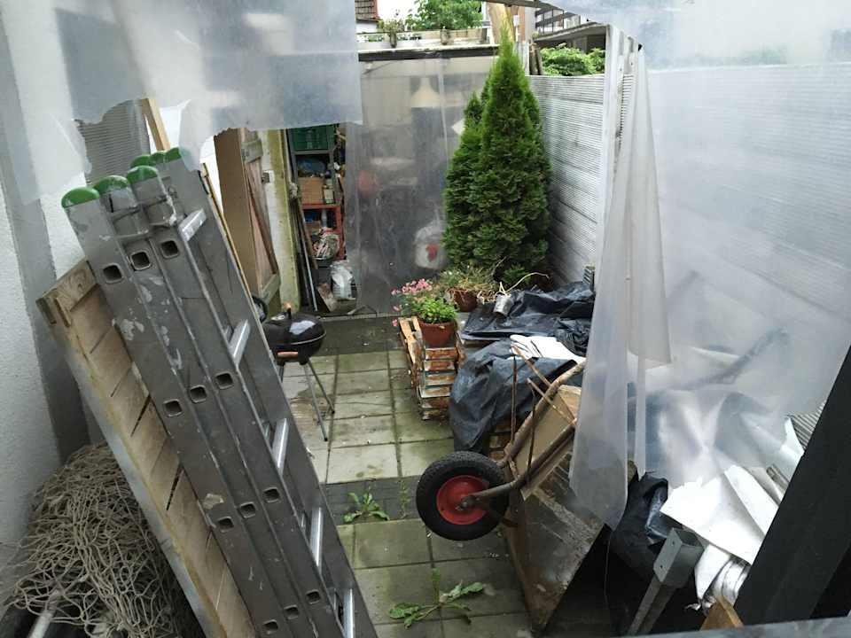 Widok z pokoju na parterze Apartments Fisher House