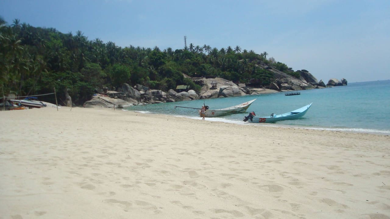 Ruhiger Strandabschnitt Pariya Resort & Villas Koh Phangan