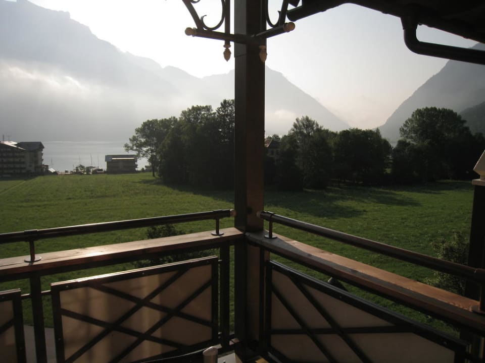 Ausblick vom Balkon Hotel der Wiesenhof