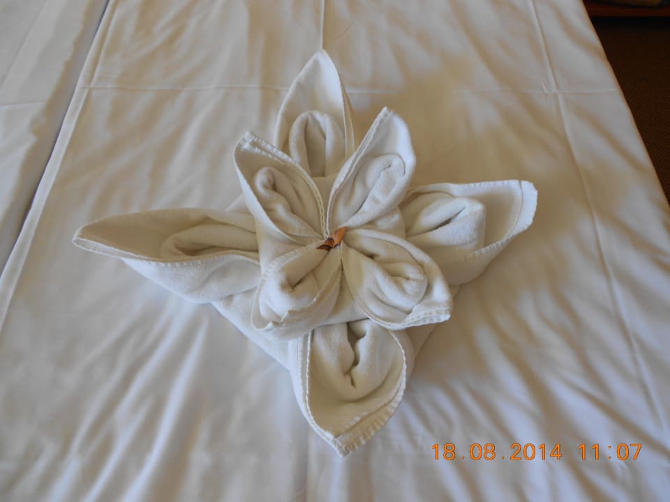 Bettdekoration DAS Club Hotel Sunny Beach