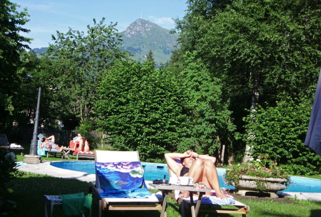 Blick zum Kitzbüheler Horn Schloss Münichau