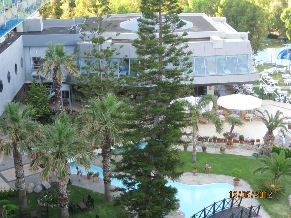 Blick vom Balkon Hotel Calypso Beach