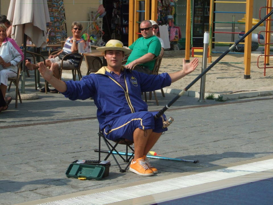 Animateur beim Pool - Angeln Meliá Sunny Beach