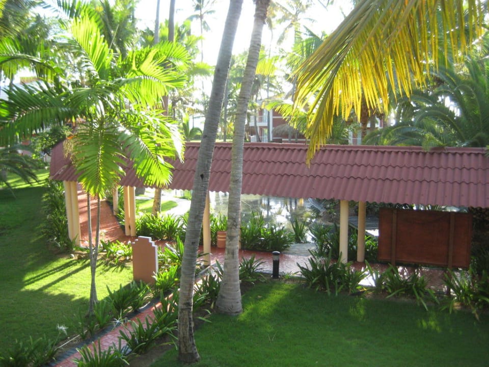 Ausblick aus unserem Zimmer Hotel Grand Palladium Palace Resort, Spa & Casino