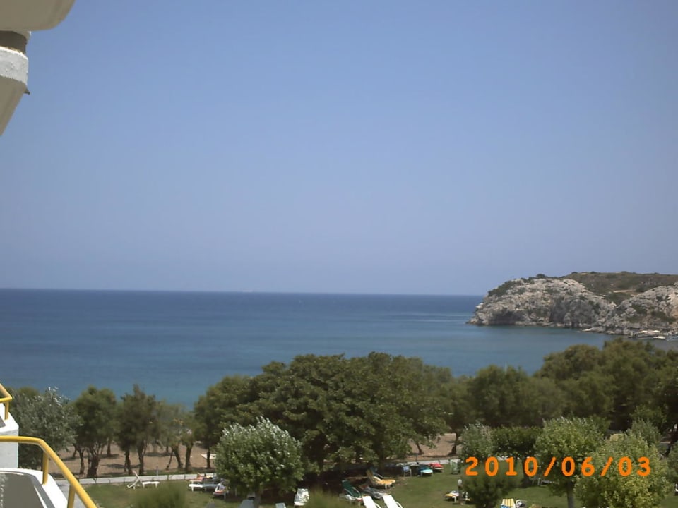 Ausblick aus dem  Zimmer Irene Palace Beach Resort Club alltoura