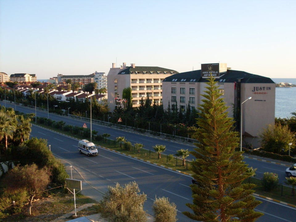 Blick nach links Hotel Antik