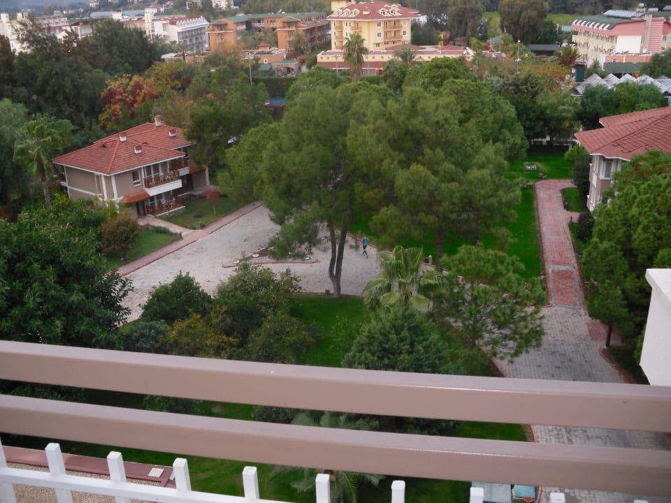 Blick vom Balkon Akka Alinda Hotel