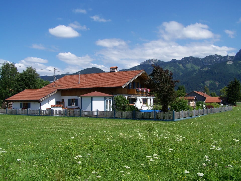 Außenansicht Ferienwohnung Mielich Schwangau