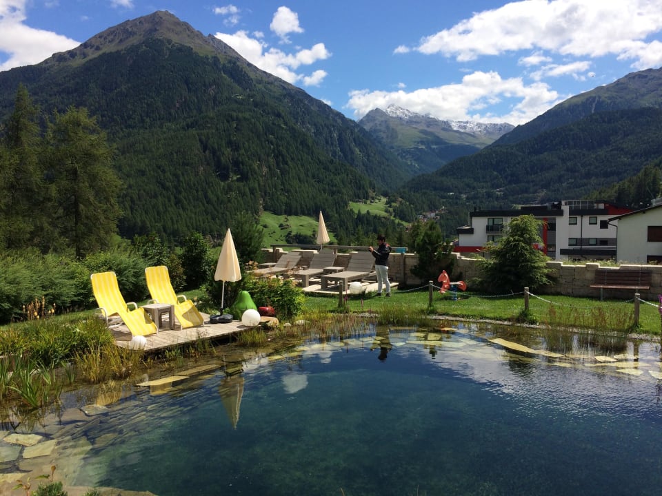 Natur Badeteich Alpengasthof Grüner