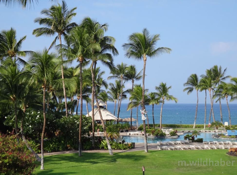 Garten/Pool Blick auf das Meer Hotel The Fairmont Orchid Hawaii