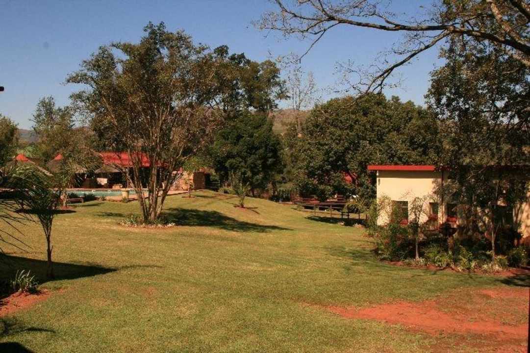 Ausblick von der Haupthausterrasse Jock-Sabie Lodge