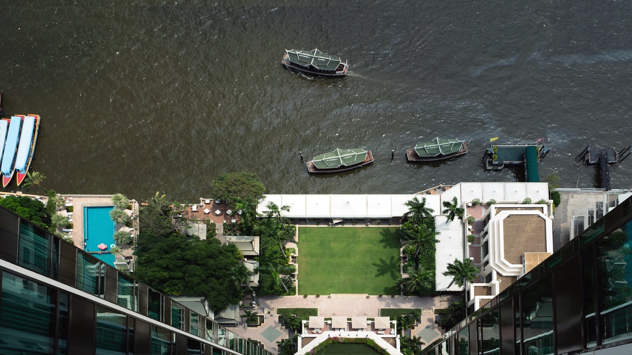 Ausblick Hotel The Peninsula Bangkok