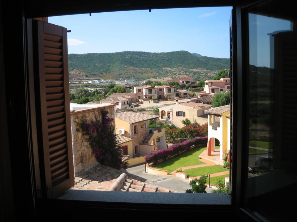 Ausblick aus oberer Wohnung Residence Hotel Li Troni