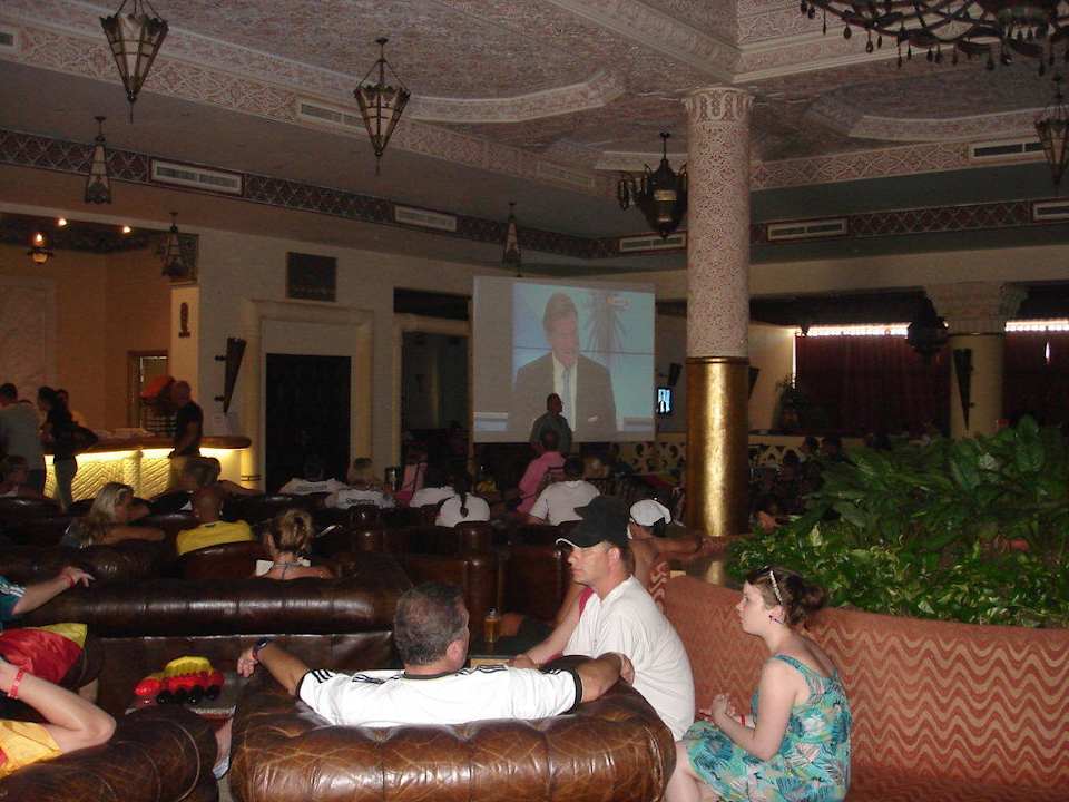 Lobby während WM Deutschland Spiel Pickalbatros Dana Beach Resort - Hurghada