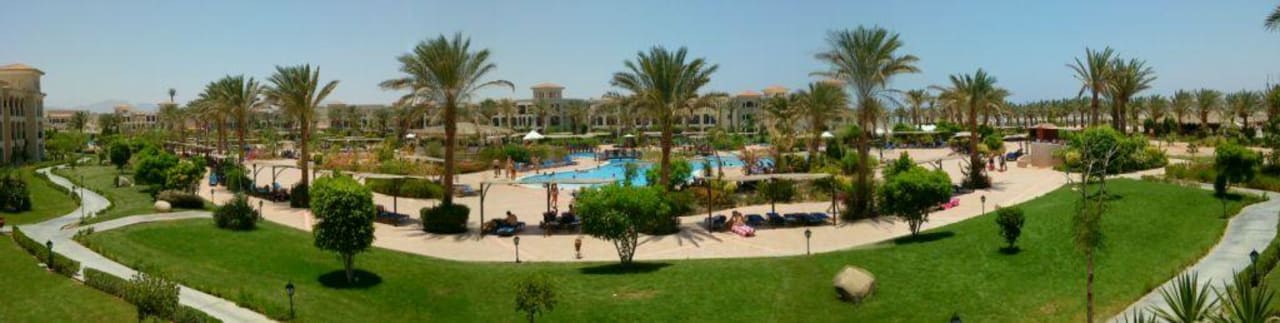 Außblick aus unserem Zimmer JAZ Mirabel Beach