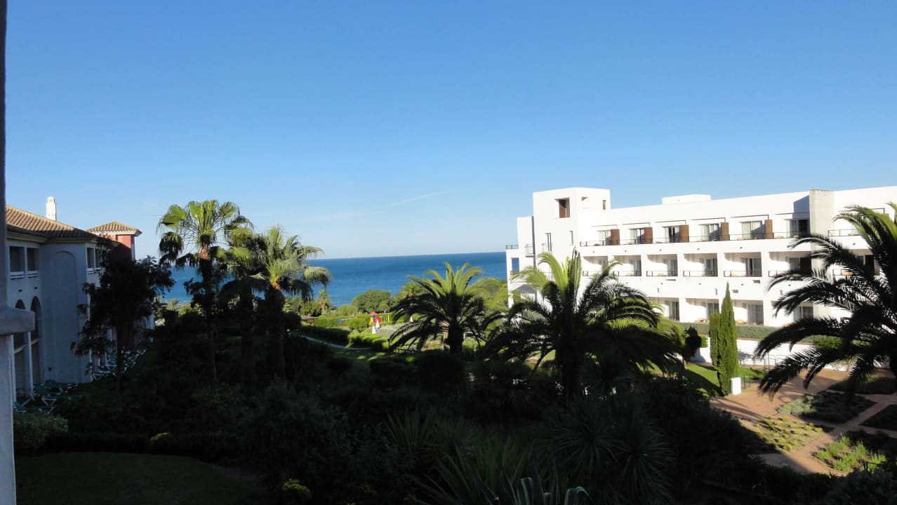 Blick von Fuerte Conil zu Hotel Costa Luz Fuerte Conil-Resort