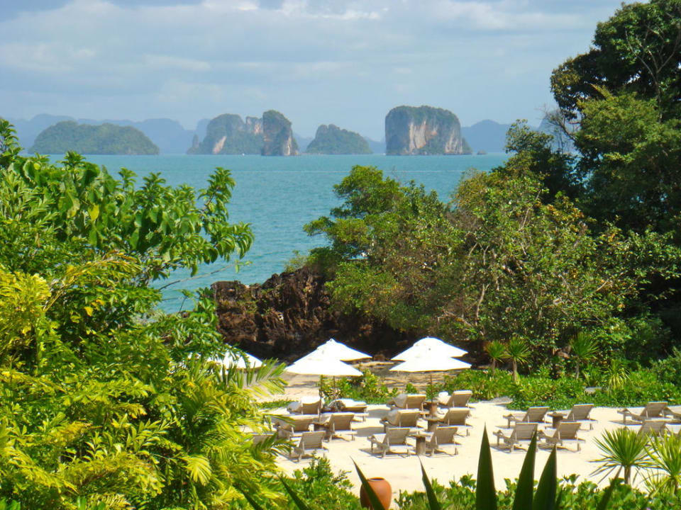 Blick vom Restaurant Six Senses Yao Noi