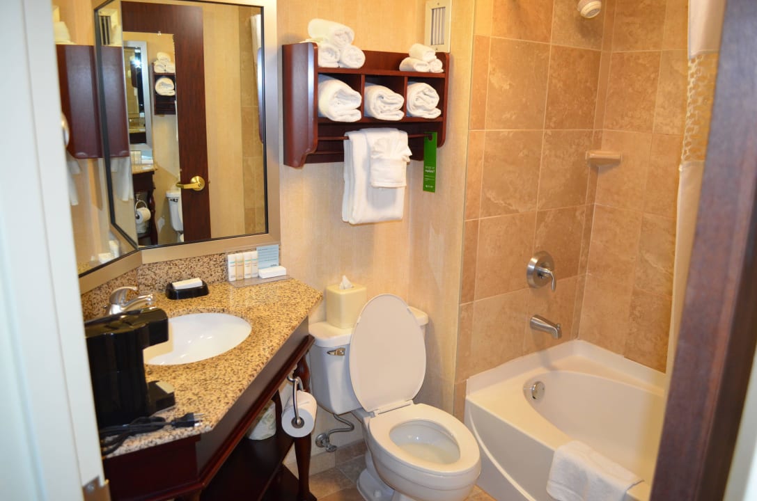 Badezimmer Hotel Hampton Inn Seattle/Airport