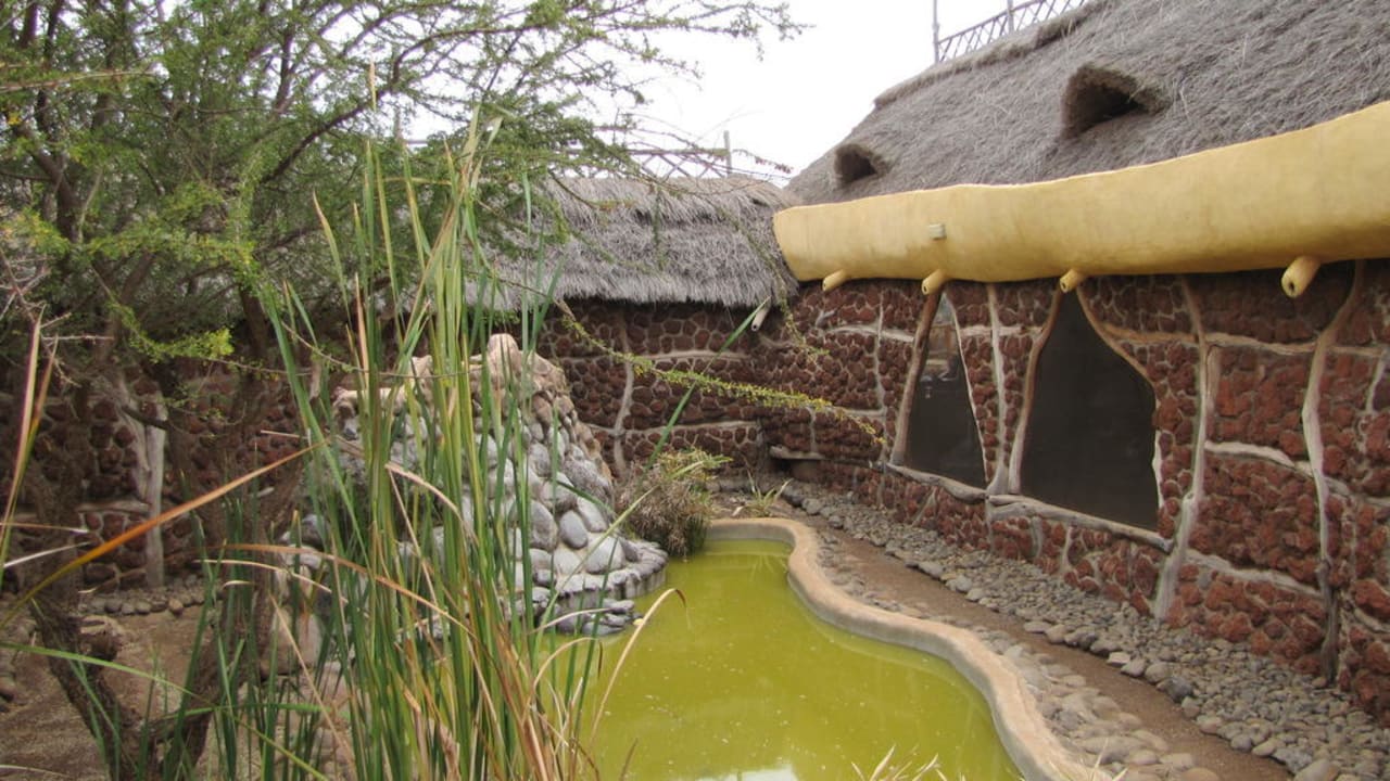 Übergang vom Empfang zum Restaurant Satao Elerai Camp